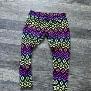No Boundaries Multicolor Geometric Leggings